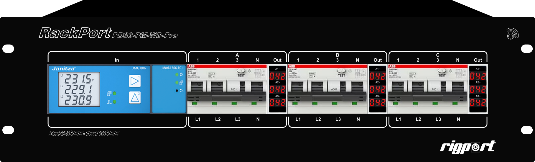 RackPort PD63-PM-WD-Pro